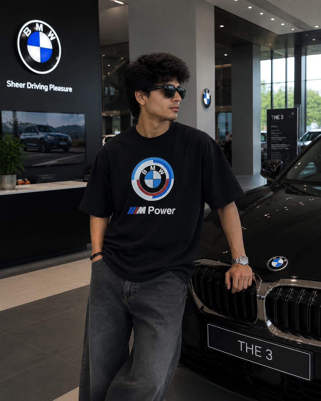 BMW M POWER HERITAGE OVERSIZED T-SHIRT – BLACK