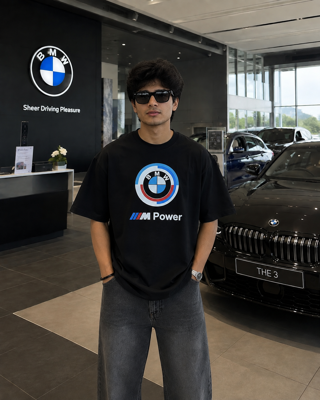 BMW M POWER HERITAGE OVERSIZED T-SHIRT – BLACK