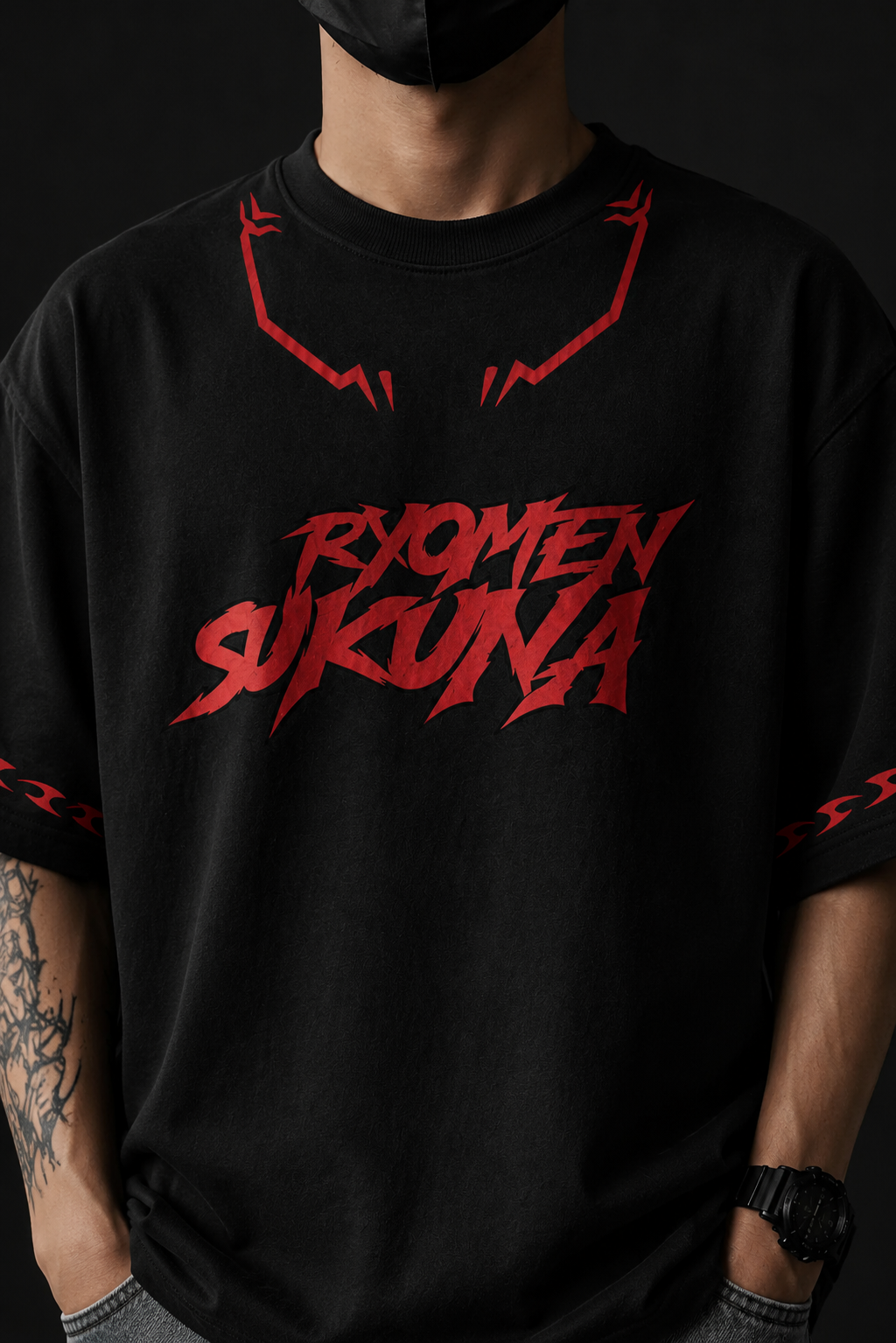 Ryomen Sukuna Oversized Tee
