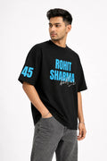 Forever Captain Rohit Sharma Tribute Oversized T-Shirt (Black)